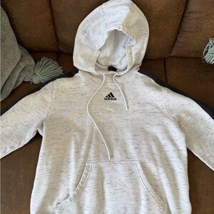 Adidas Black and White Women’s Hoodie Sweatshirt Like New
